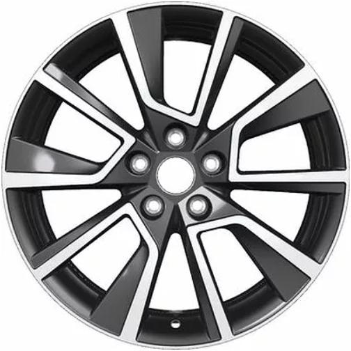 Khomen KHW 1802 7x18 5*112 ET45 DIA57.1 Black-FP Литой