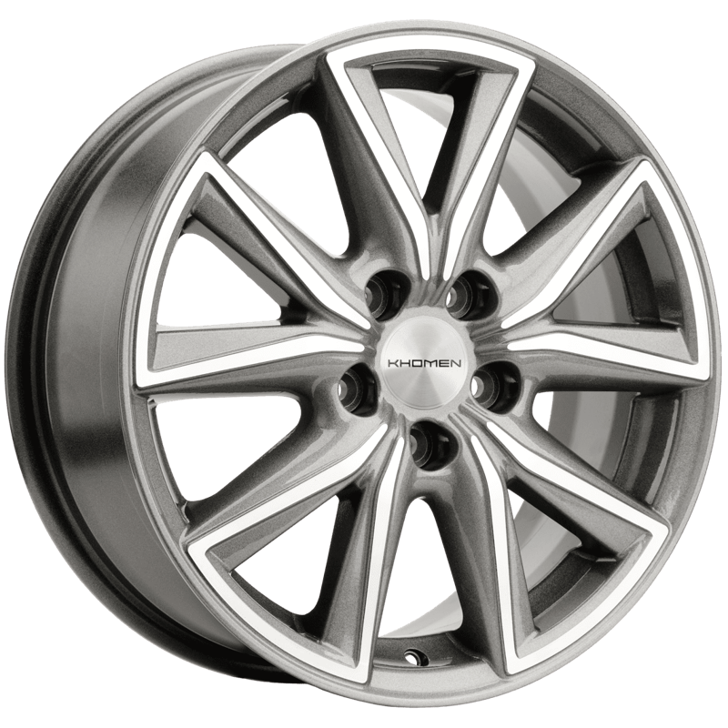 Khomen KHW 1706 7x17 5*114.3 ET45 DIA60.1 G-Silver-FP Литой