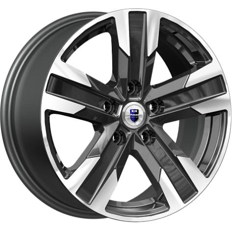 K&K Висмут 7x16 5*105 ET38 DIA56.6 Алмаз черный Литой