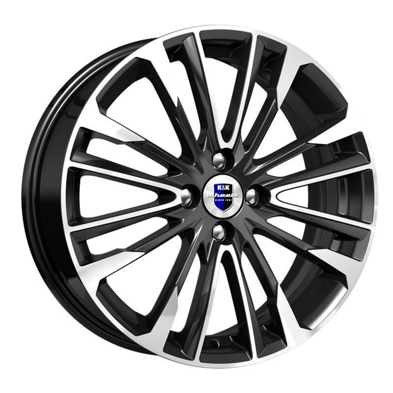 K&K Сильверстоун 6.5x17 4*98 ET35 DIA58.6 Алмаз черный Литой
