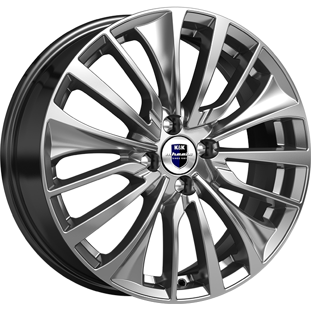 K&K Flanker 6.5x17 5*112 ET46 DIA57.1 Дарк платинум Литой