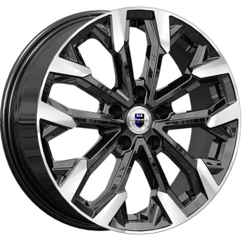 K&K Морейн 6.5x17 5*114.3 ET45 DIA67.1 Алмаз черный Литой