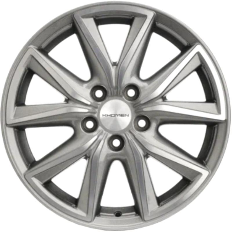Khomen KHW 1706 7x17 5*108 ET40 DIA54.1 Gray-FP Литой
