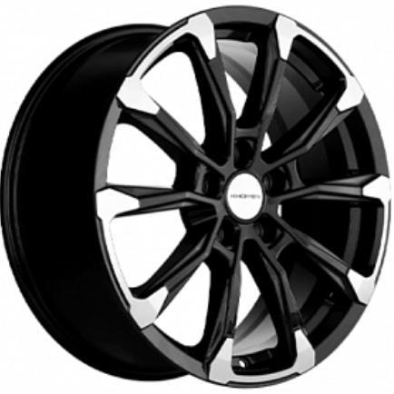 Khomen KHW 1808 7.5x18 5*114.3 ET37 DIA66.6 Black-FP Литой