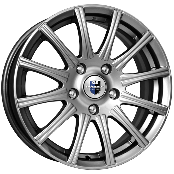 K&K Сиеста 5.5x14 4*100 ET46 DIA54.1 Дарк платинум Литой