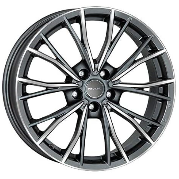 MAK Mark 8x18 5*112 ET30 DIA66.6 Gunmetal Mirror Face Литой