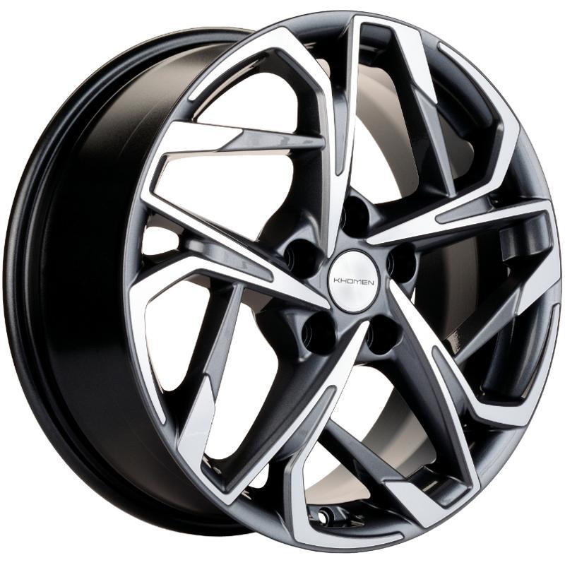 Khomen KHW 1716 7x17 5*114.3 ET45 DIA60.1 Gray-FP Литой