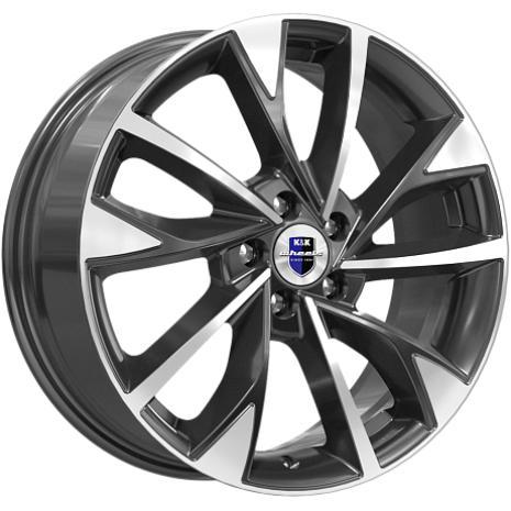 K&K Роквуд 7x17 5*108 ET33 DIA60.1 Алмаз черный Литой