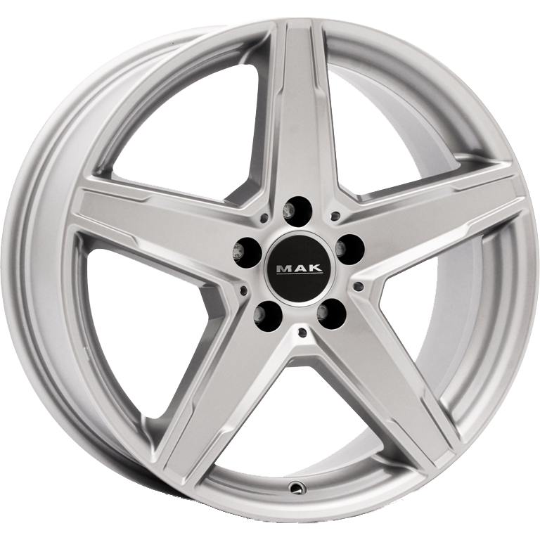 MAK Stern 9x18 5*112 ET25 DIA66.6 Silver Литой