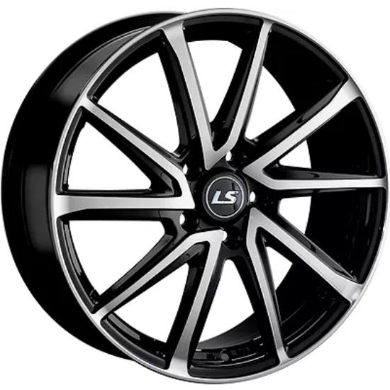 LS 1290 7x17 5*100 ET55 DIA56.1 BKF Литой