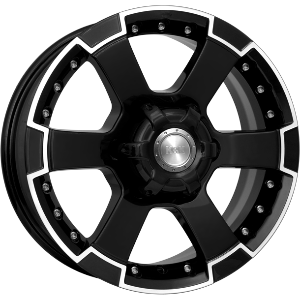 K&K M56 7x16 6*139.7 ET38 DIA92.5 Алмаз черный Литой