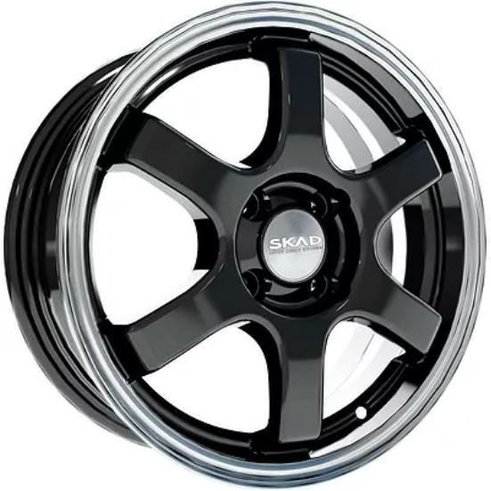 Скад Киото 6x15 4*98 ET38 DIA58.6 Антрацит-алмаз Литой
