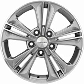 Khomen KHW 1603 6x16 5*114.3 ET43 DIA67.1 G-Silver-FP Литой