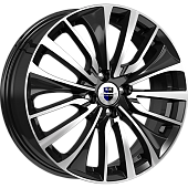 K&K Flanker 6.5x17 4*100 ET41 DIA60.1 Алмаз черный Литой