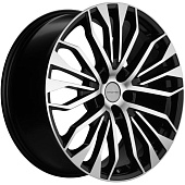 Khomen KHW 2009 8.5x20 5*120 ET30 DIA66.1 Black-FP Литой
