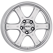 Dotz Crunch 8x17 6*139.7 ET20 DIA106.1 Silver Литой