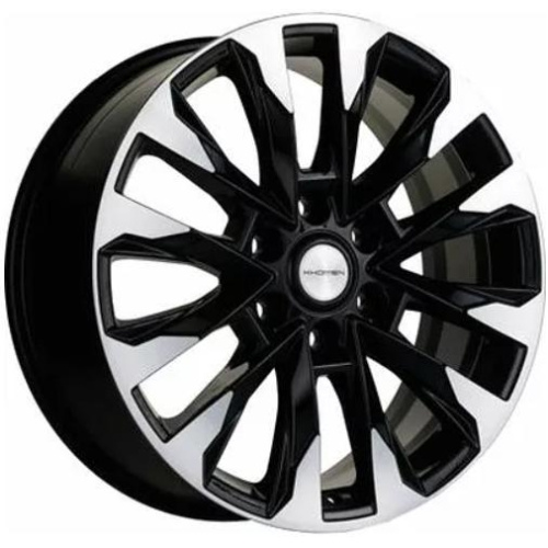 Khomen KHW 2010 8x20 6*139.7 ET36 DIA100.1 Black-FP Литой