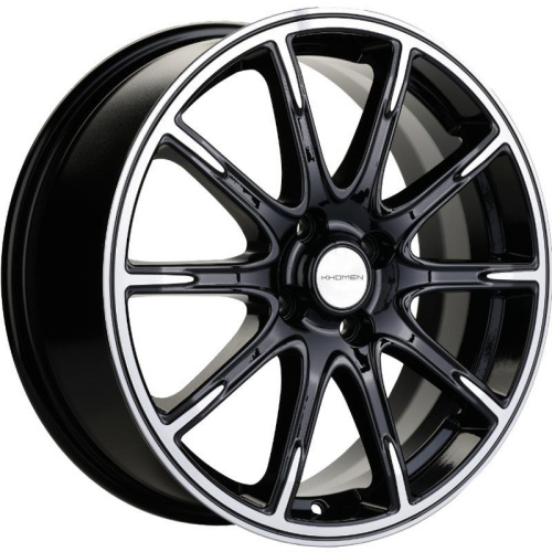 Khomen KHW 1707 6.5x17 4*100 ET41 DIA60.1 Black-FP Литой