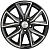 Khomen KHW 1706 7x17 5*114.3 ET39 DIA60.1 Black-FP Литой