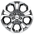 Khomen KHW 1711 6.5x17 5*114.3 ET50 DIA66.1 Gray-FP Литой