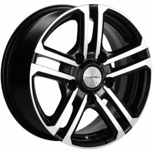 Khomen KHW 1602 6.5x16 5*139.7 ET40 DIA98.5 Black-FP Литой