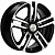 Khomen KHW 1602 6.5x16 5*139.7 ET35 DIA98.5 Black-FP Литой