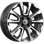 K&K КС1026 6.5x16 4*100 ET41 DIA60.1 Алмаз черный Литой