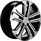 Khomen KHW 1803 7x18 5*112 ET43 DIA57.1 Black-FP Литой