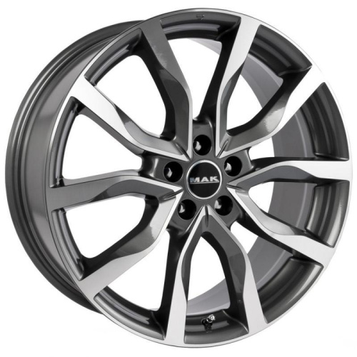 MAK Highlands 9x19 5*120 ET53 DIA72.6 Gunmetal Mirror Face Литой