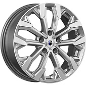 K&K Морейн 6.5x17 5*105 ET38 DIA56.6 Дарк платинум Литой