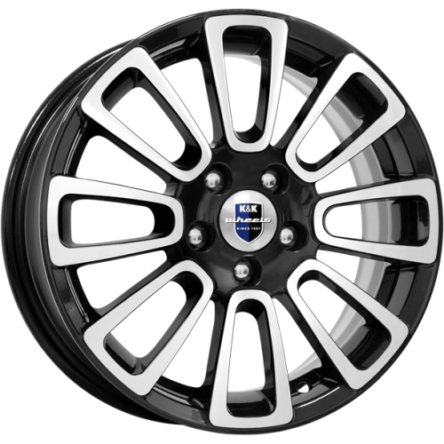 K&K Неман 6x15 4*100 ET50 DIA60.1 Алмаз черный Литой