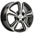 Khomen KHW 1502 6x15 4*100 ET45 DIA56.6 Black-FP Литой