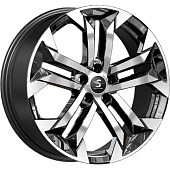 K&K КР015 7.5x19 5*108 ET36 DIA65.1 Алмаз черный Литой