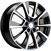 Khomen KHW 1802 7x18 5*108 ET33 DIA60.1 Black-FP Литой