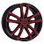 MAK Milano 7x17 5*114.3 ET40 DIA76.1 Black Red Face Литой