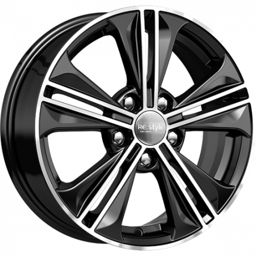 K&K КС778 6x16 5*114.3 ET43 DIA67.1 Алмаз черный Литой