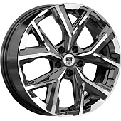 K&K Айона 6.5x18 5*108 ET52 DIA60.1 Алмаз черный Литой