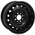 Eurodisk 53A45Z 5.5x14 4*100 ET45 DIA56.6 Black Штампованный