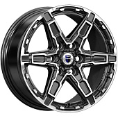 K&K Дистрикт 8x18 6*139.7 ET25 DIA106.1 Алмаз черный Литой