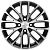 Khomen KHW 1506 6x15 4*100 ET45 DIA56.6 Black-FP Литой