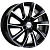 Khomen KHW 1507 6x15 5*100 ET37 DIA54.1 Black-FP Литой