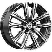 K&K Аламер 7.5x18 5*114.3 ET33 DIA67.1 Алмаз черный Литой