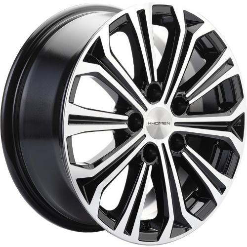 Khomen KHW 1610 6.5x16 5*112 ET50 DIA57.1 Black-FP Литой