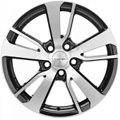 Khomen KHW 1704 7x17 5*108 ET50 DIA63.3 Black Литой