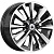 K&K Эрман 6.5x16 4*100 ET45 DIA67.1 Алмаз черный Литой