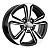 K&K КС777 6x15 4*100 ET48 DIA54.1 Алмаз черный Литой