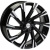 Khomen KHW 1901 7.5x19 5*108 ET46 DIA63.3 Black-FP Литой