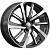 K&K KC1111 7x18 5*114.3 ET37 DIA66.6 Алмаз черный Литой