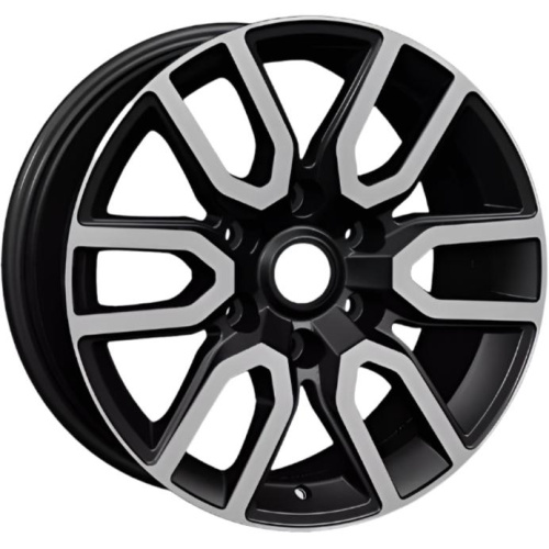 Khomen KHW 1723 8x17 6*139.7 ET36 DIA100.1 Black-FP Литой