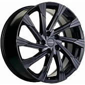 Khomen KHW 1901 7.5x19 5*112 ET32 DIA66.6 Black Литой
